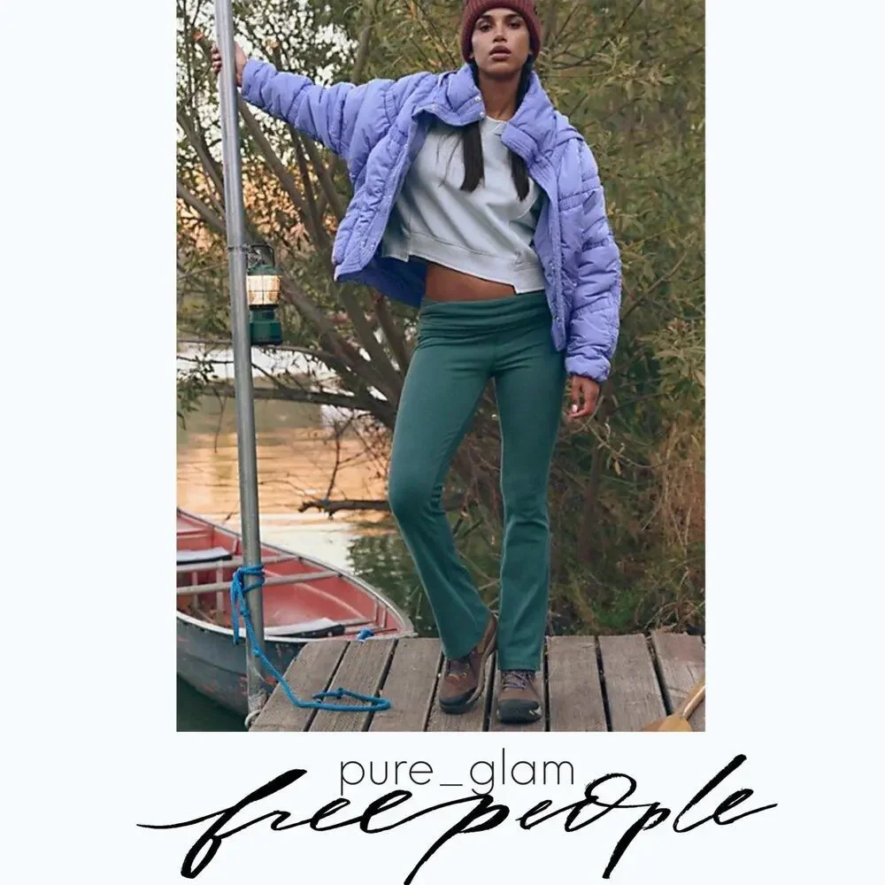 Free People pants slim flare leggings